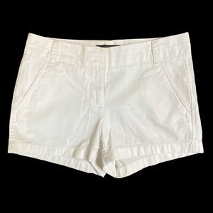J.Crew White Chino Shorts Size 0